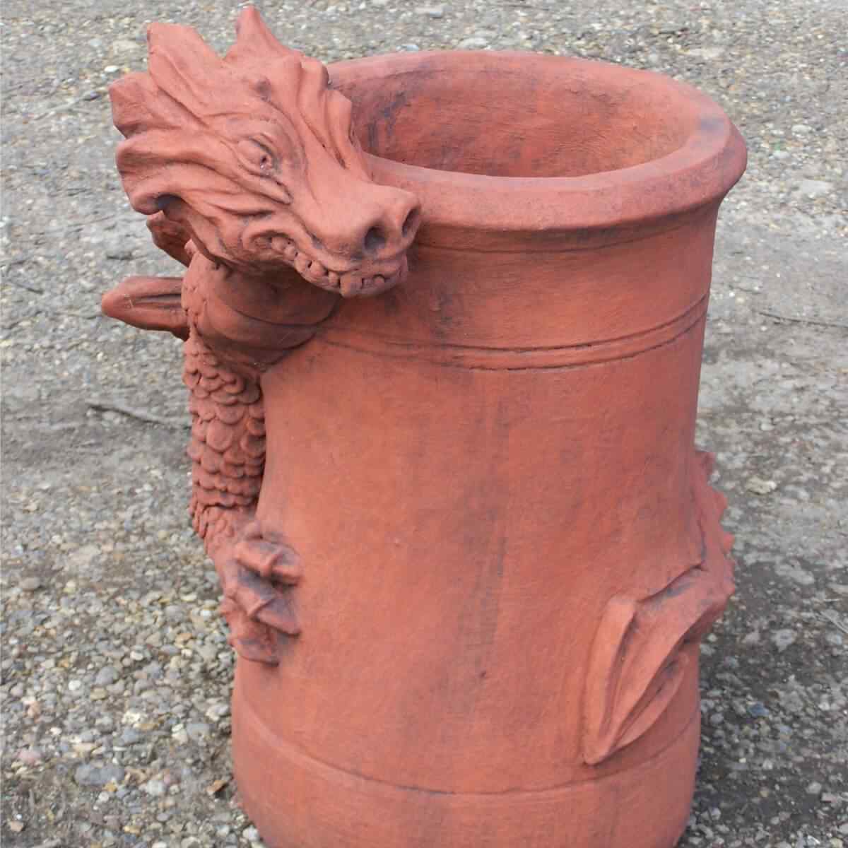 dragon chimney pot smirk